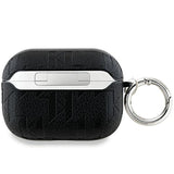 Karl Lagerfeld Monogram Karl & Choupette Head Case for AirPods Pro 2 - Black