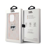 Karl Lagerfeld IML Choupette Head & Monogram case for iPhone 13 Pro Max - pink