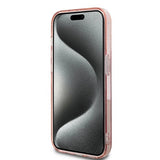 Karl Lagerfeld IML Choupette Head & Monogram case for iPhone 14 Pro - pink