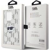 Karl Lagerfeld IML Choupette Head & Monogram case for iPhone 15 Pro - transparent
