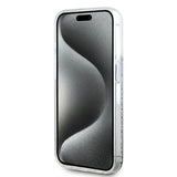 Karl Lagerfeld Liquid Glitter Choupette Head MagSafe case for iPhone 14 Pro - transparent