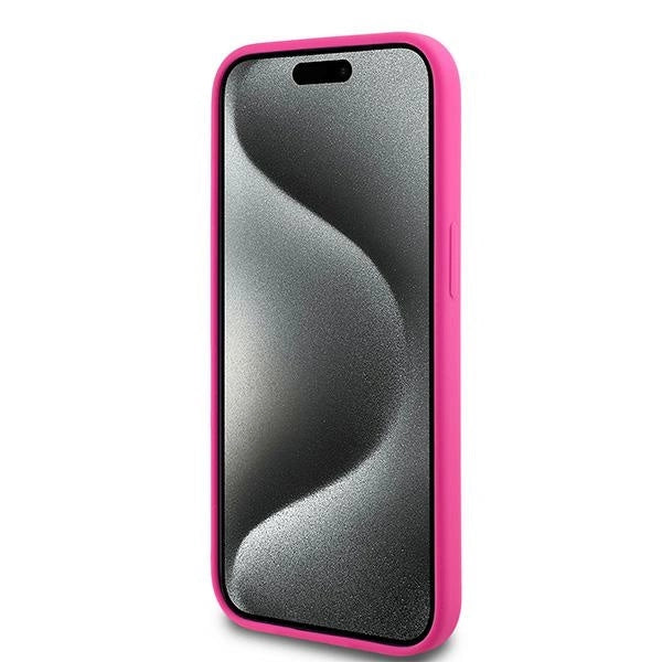 Karl Lagerfeld Silicone Choupette Head MagSafe Case for iPhone 15 Plus / 14 Plus - Pink