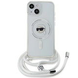 Karl Lagerfeld Crossbody IML Karl Head MagSafe case for iPhone 15 / 14 / 13 - transparent