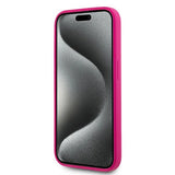 Karl Lagerfeld Silicone Choupette Head MagSafe case for iPhone 15 Pro Max - pink