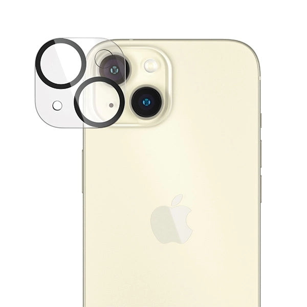 PanzerGlass Bundle 3in1 sæt gennemsigtigt etui + folie + kameraomslag til iPhone 15