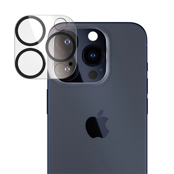 PanzerGlass Bundle 3in1 sæt gennemsigtigt etui + folie + kameraomslag til iPhone 15 Pro