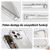 PanzerGlass Bundle 3in1 sæt gennemsigtigt etui + folie + kameraomslag til iPhone 15 Pro