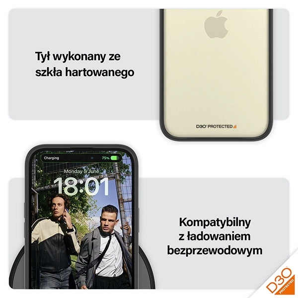 PanzerGlass ClearCase Case til iPhone 15 Plus / 14 Plus med Military Grade Certification - Clear & Black