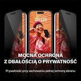 PanzerGlass Privacy Bundle 3in1 gennemsigtigt etui + privatlivsglas + kamerabeskytter til iPhone 15 Pro Max