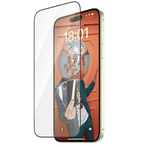 PanzerGlass Re:fresh Glass til iPhone 15 Plus med en positioner