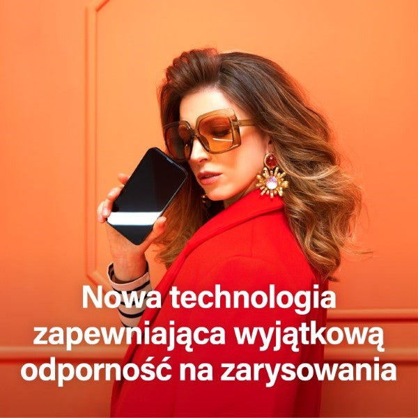 PanzerGlass Ultra-Wide Fit tempereret glas med glans og blå lysfilter med positioner til iPhone 15 Pro