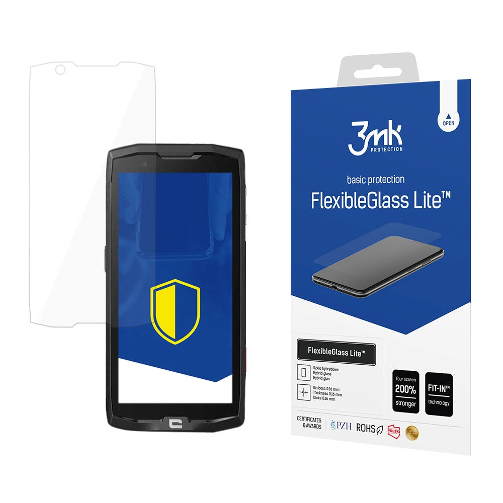 3mk FlexibleGlass LiteTM hybridglas på Crosscall Core X4