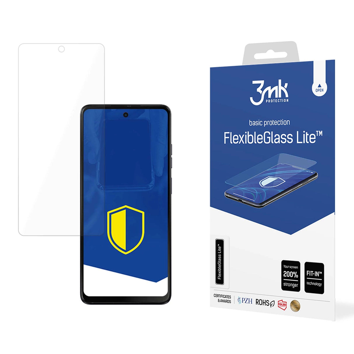 Hybrid glas 3mk FlexibleGlass Lite til Motorola Moto G34 5G