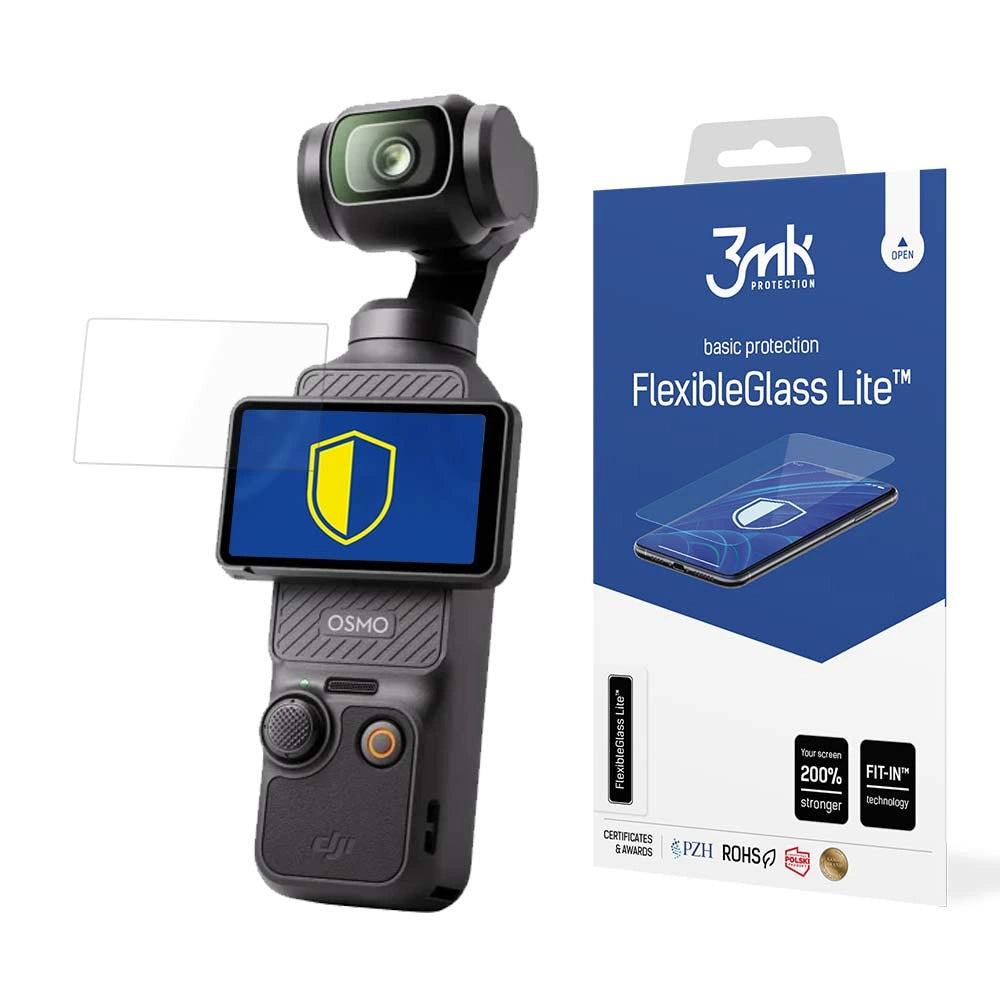 3mk FlexibleGlass LiteTM hybridglas til DJI Osmo Pocket 3