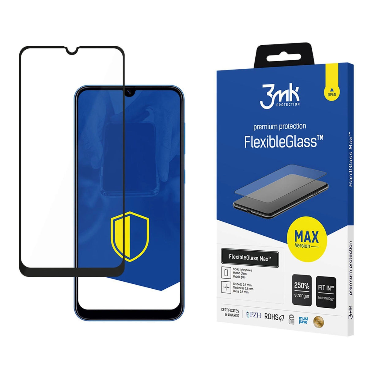 3mk FlexibleGlass MaxTM hybridglas til Samsung Galaxy A40