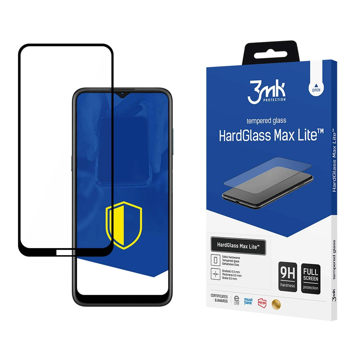 9H 3mk HardGlass Max LiteTM glas til Nokia G11 / G21
