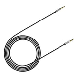 Baseus Yiven Audio Cable 3.5 mandlig Audio M30 1.5M Silver+ Black