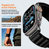Spigen Wbf1 Remmen Til Apple Watch 8 / 9 / 10 / 11 / 12 / Se / Ultra (44 / 45 / 46 / 49 Mm) Sort