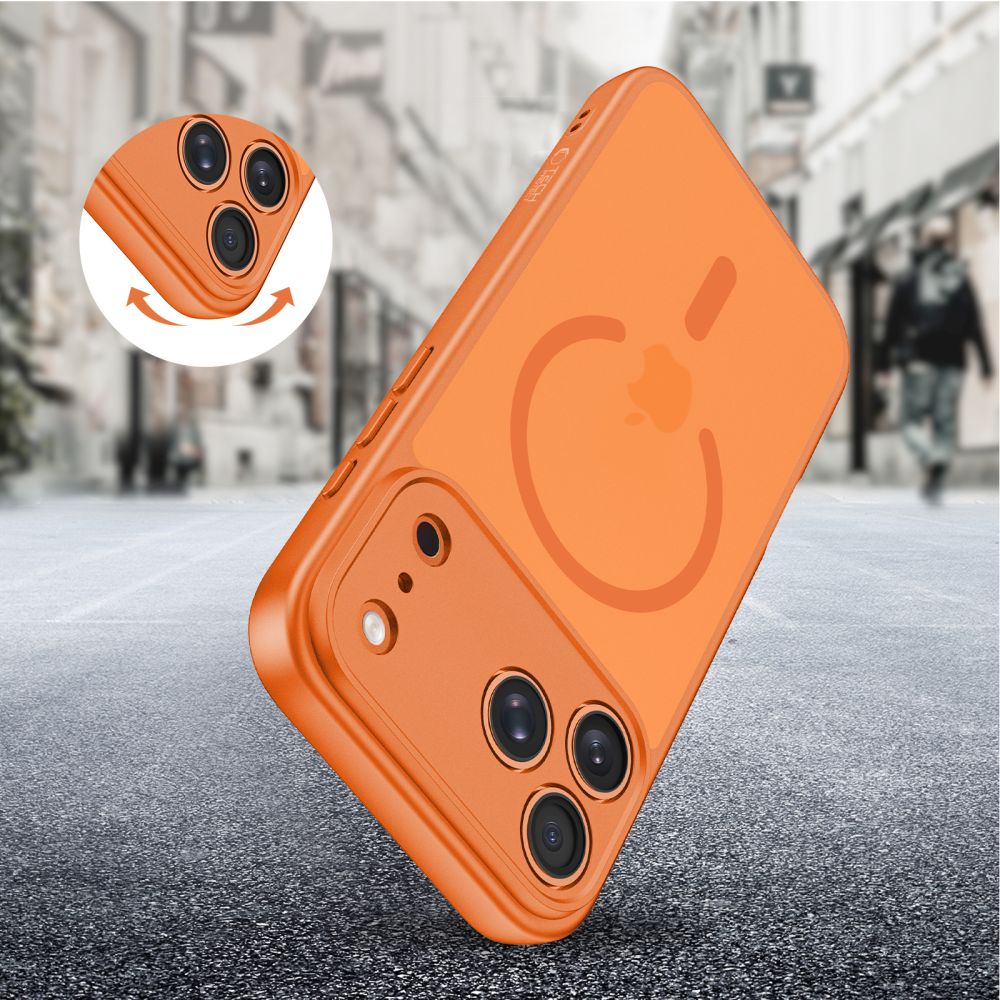 Tech Protect Basicmag Magsafe Iphone 17 Pro Mat Cosmic Orange