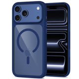 Tech Protect Magone Magsafe Cc + Glas 2 Pak Iphone 17 Pro Max / 18 Pro Max Dyb Blå/Klar