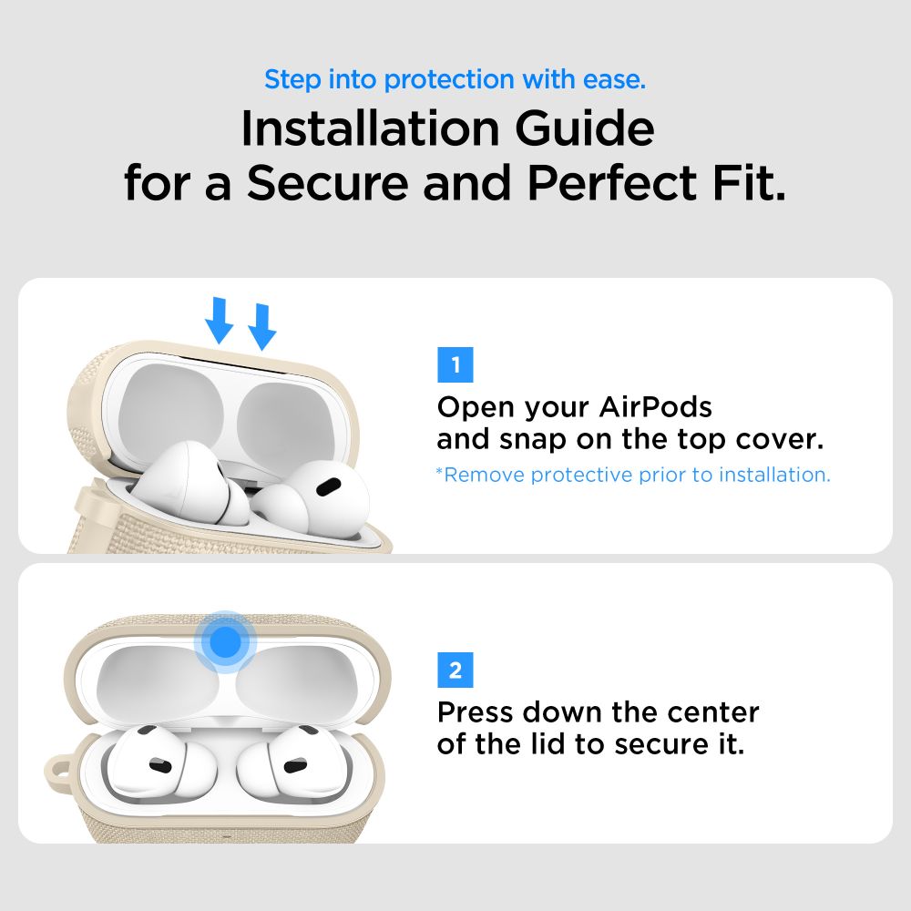 Spigen Urban Fit Apple Airpods Pro 3 Midnatsgrøn