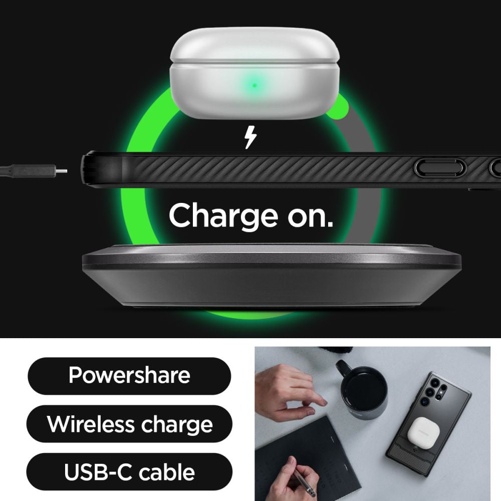 Spigen Rugged Armor Galaxy S24 Ultra Mat Sort