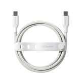 PanzerGlass empower™ by ® Racing 60W USB-C to USB-C Kabel | USB 2.0 | 1.2M | Silver White