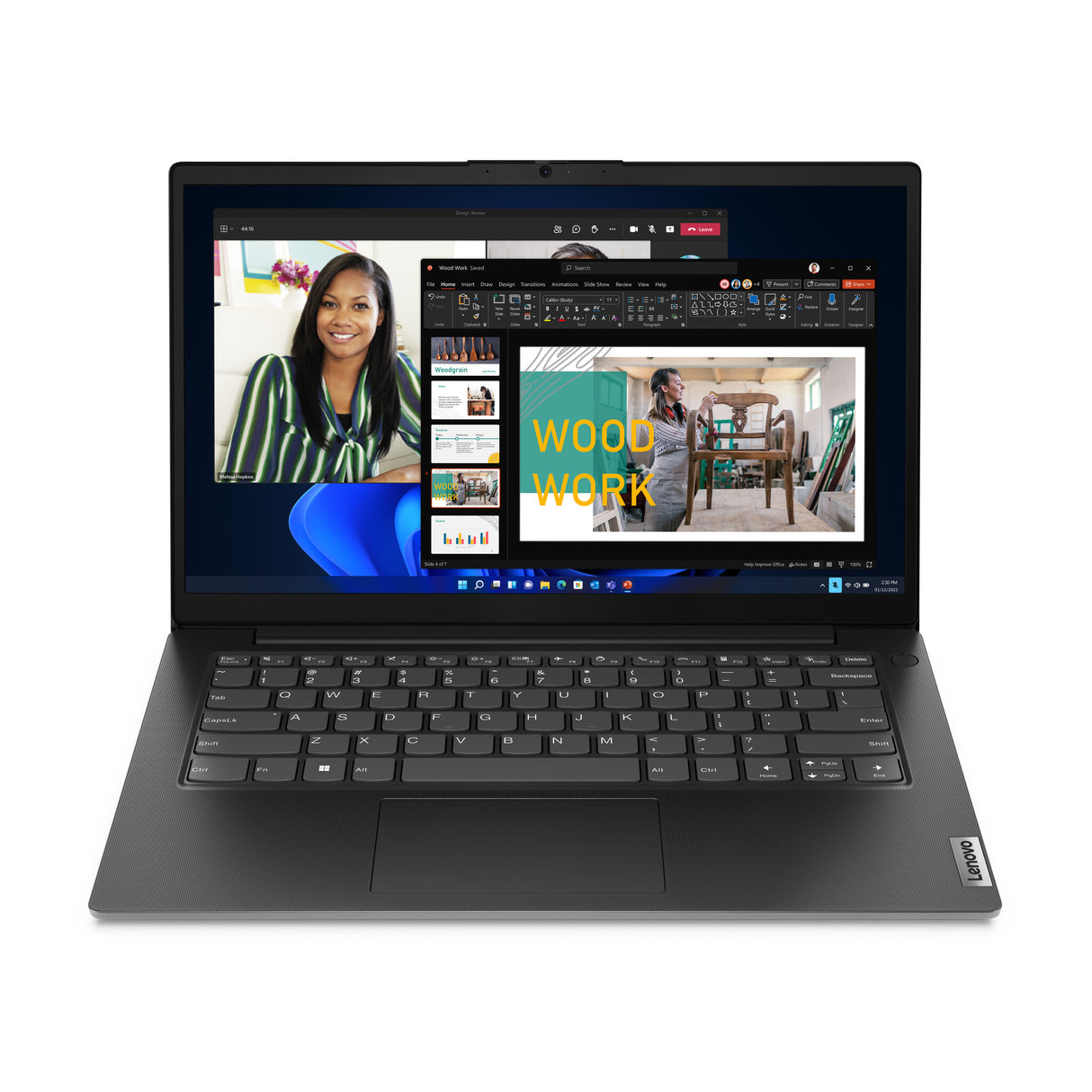 Lenovo V14 G4 ABP AMD Ryzen™ 7 7730U Laptop 35,6 cm (14") Fuld HD 16 GB DDR4-SDRAM 512 GB SSD Wi-Fi 6 (802.11ax) Windows 11 Home Nordisk Sort