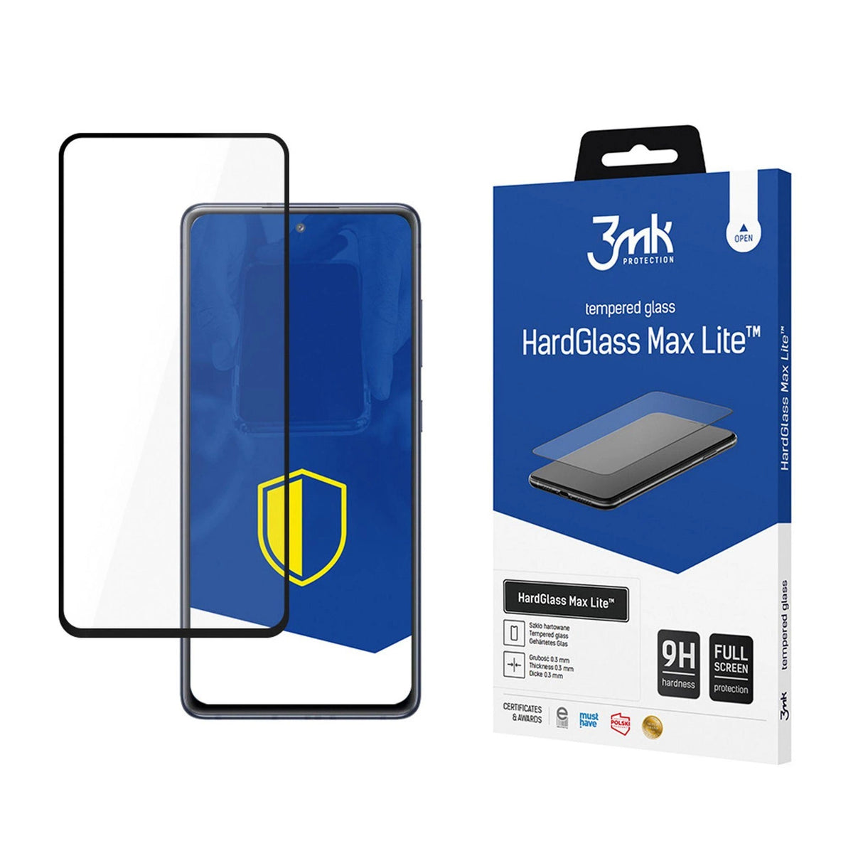 9H 3mk HardGlass Max LiteTM glas til Samsung Galaxy S20 FE 5G / S20 Lite