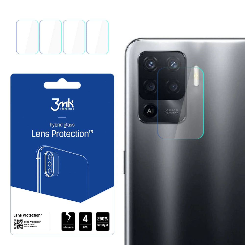 3mk Lens ProtectionTM hybridkameraglas til Oppo Reno 5 Lite
