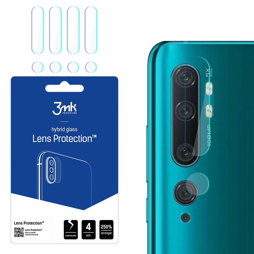 3mk Lens ProtectionTM hybridkameraglas til Xiaomi Mi Note 10