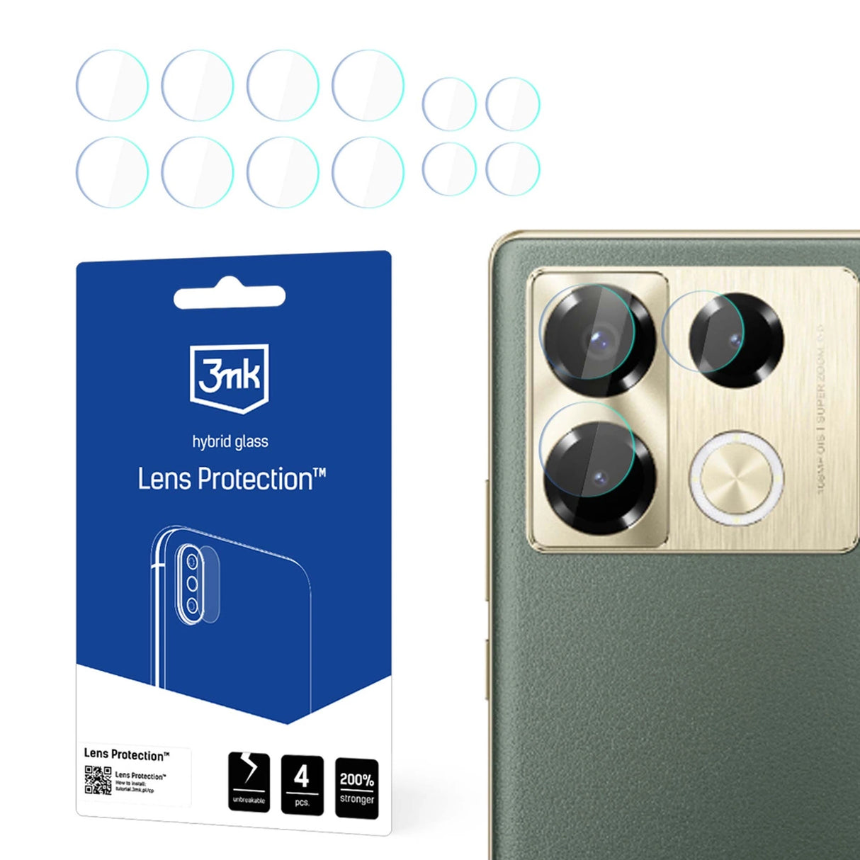 Kamera Cover 3mk Lens Protection til Infinix Note 40 Pro
