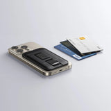 Ugreen Magnetic Wallet 45166 magnetisk MagSafe med stand og fingerholder - sort