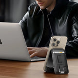 Ugreen Magnetic Wallet 45166 magnetisk MagSafe med stand og fingerholder - sort