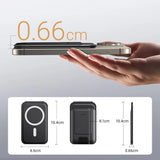 Ugreen Magnetic Wallet 45165 magnetisk MagSafe med stand - sort