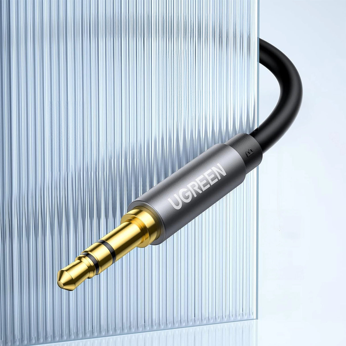 Ugreen AV118 10538 kabel 3,5 mm mini jack (mandlig) / 3,5 mm mini jack (kvindelig) 5m - sølv