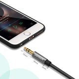 Ugreen AV118 10538 kabel 3,5 mm mini jack (mandlig) / 3,5 mm mini jack (kvindelig) 5m - sølv