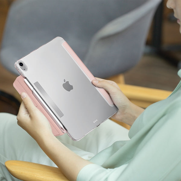 Uniq Camden Click-hylster til iPad Air 11" 2024 - pink