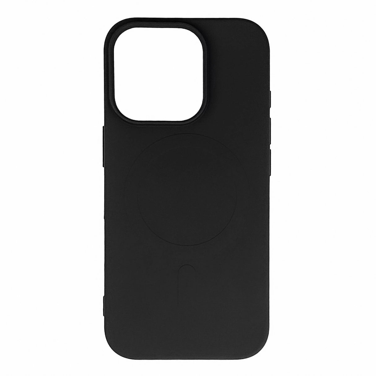 Flydende silikone MagSafe Case til iPhone 16 Pro - sort