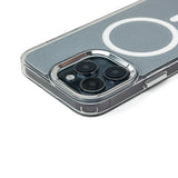 Glitter Case MagSafe til iPhone 16 - hvid med glitter