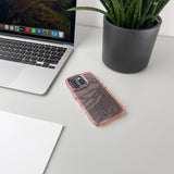 Glitter Case til iPhone 16 Pro Max - pink med glitter