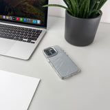 Glitter Case til iPhone 16 Pro Max - gennemsigtig med glitter