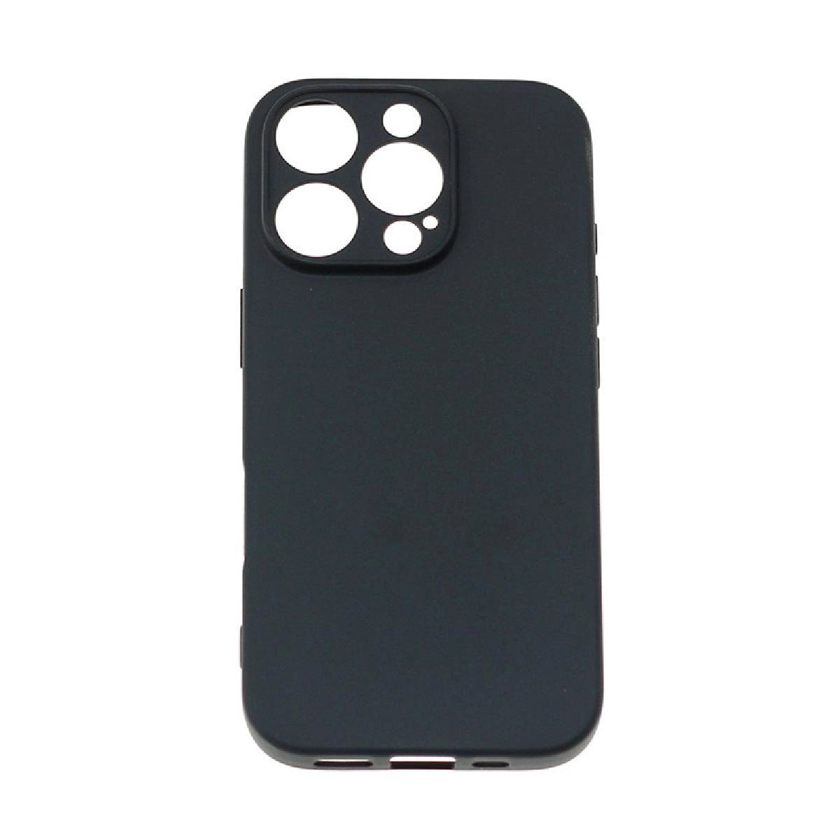 Soft Case til iPhone 16 Pro - sort