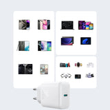 Joyroom JR-TCF24 USB-C PD 30W QC SFC netværksoplader - hvid