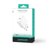 Joyroom JR-TCF24 USB-C PD 30W QC SFC netværksoplader - hvid