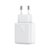 Joyroom JR-TCF24 USB-C PD 30W QC SFC netværksoplader - hvid + 1m USB-C kabel