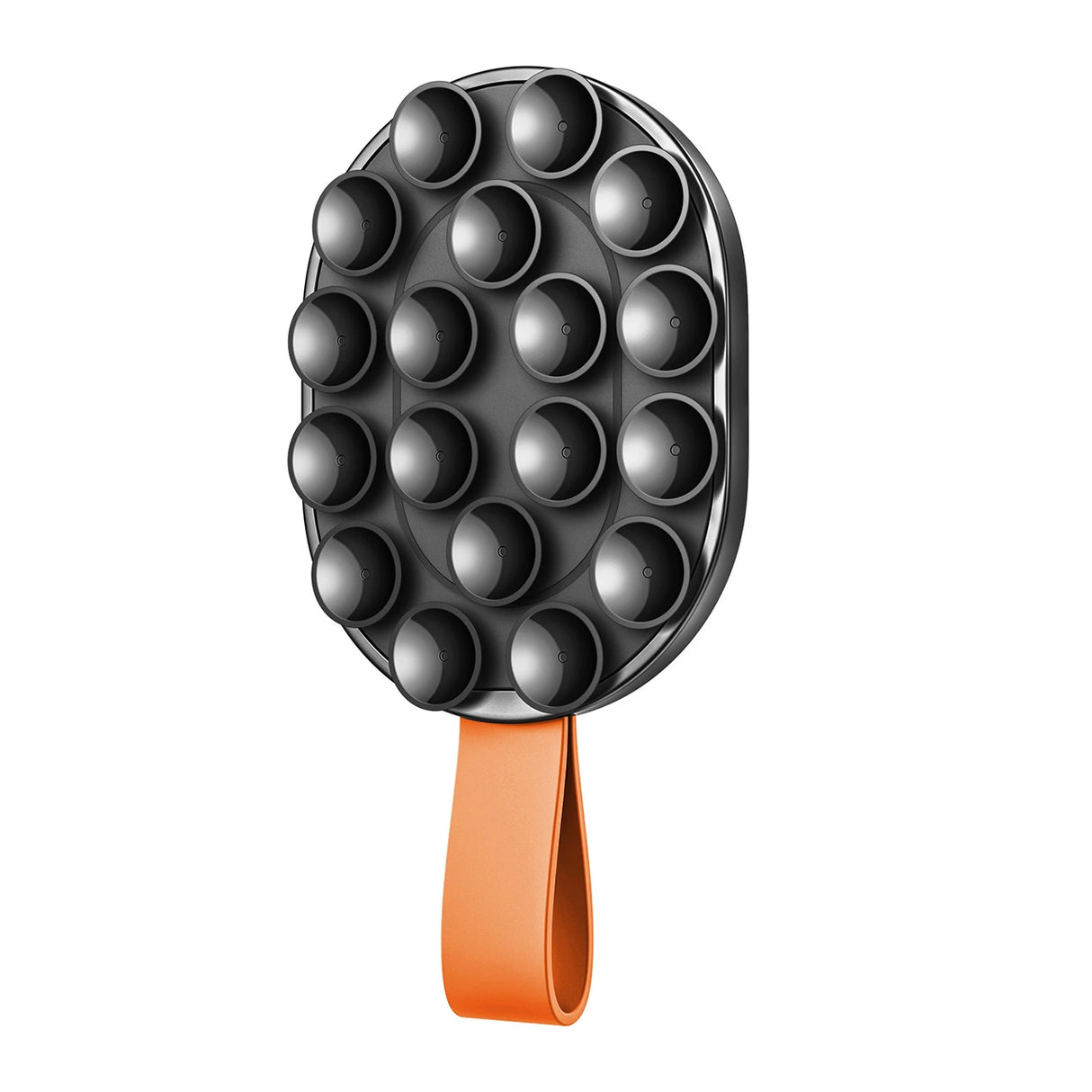 Joyroom JR-ZS393-S magnetiske holder med sugekopper til 4,7-7" telefon - sort og orange