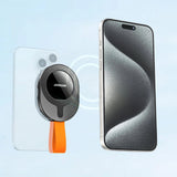 Joyroom JR-ZS393-S magnetiske holder med sugekopper til 4,7-7" telefon - sort og orange
