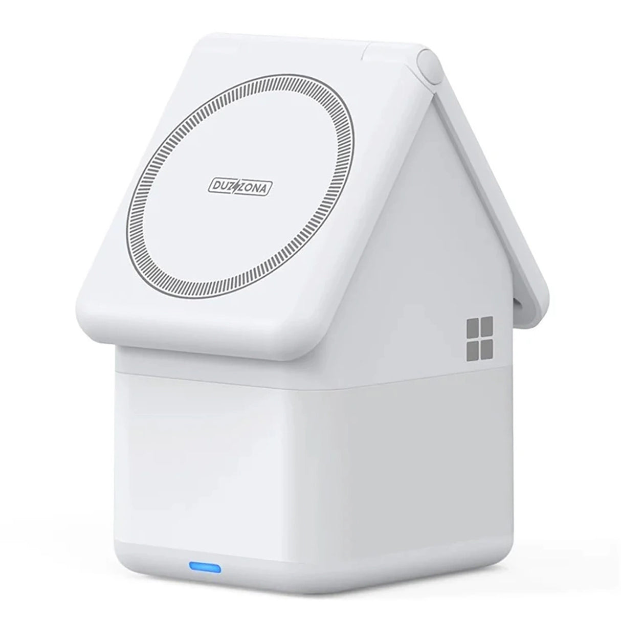 Duzzona W20 15W 4in1 induktiv oplader til iPhone / AirPods / Apple Watch med natlampe - hvid