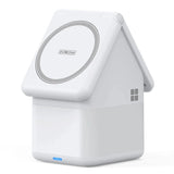Duzzona W20 15W 4in1 induktiv oplader til iPhone / AirPods / Apple Watch med natlampe - hvid